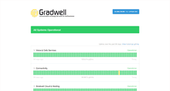 Desktop Screenshot of gradwellstatus.com